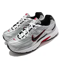 Nike 慢跑鞋 Initiator 運動 男女鞋 復古 避震 路跑 健身 球鞋 情侶穿搭 銀 黑 394055001 394055─001 28cm SILVER/BLACK