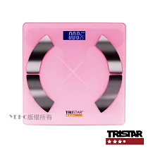 TRISTAR三星超薄藍芽智能體重計TS─H121 櫻花粉