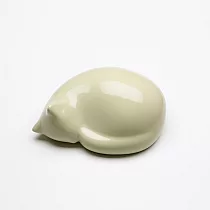 Vitra Resting Cat 捲曲貓 (大、米褐、亮面)