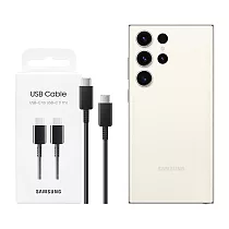 Samsung 三星 原廠S25 S24系列 3A，1m Type─C to Type─C 線─黑【DA705/盒裝】 黑色