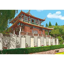 【台製拼圖】 s108─001 林宗範台灣系列 ─ 府城散策 (小108片) 拼圖