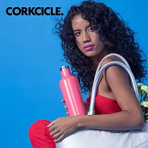 美國CORKCICLE Classic系列三層真空易口瓶/保溫瓶270ml─烈焰紅