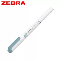 ZEBRA MILDLINER WKT7 雙頭柔性螢光筆 灰藍