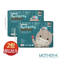 韓國K─MOM 頂級超薄瞬吸紙尿布─M(60片) 2包(箱購)