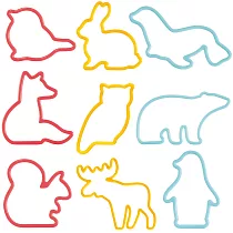 《tescoma》餅乾模 餅乾壓模 烘焙點心 | 餅乾模9件(可愛動物)