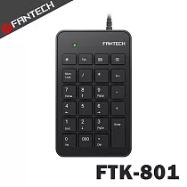 FANTECH FTK─801 輕薄型USB數字鍵盤