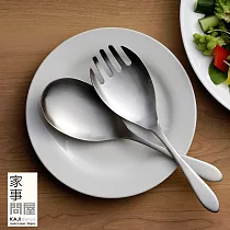 【家事問屋】日本製304不鏽鋼分菜叉 22cm