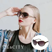 ME&CITY 義式麻花紋路簡約太陽眼鏡 抗UV400 (ME 120017 C502)