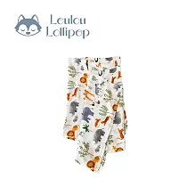 Loulou Lollipop 竹纖維透氣包巾 120x120cm ─ 設計款 ─ 動物叢林