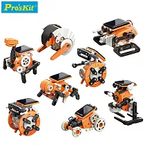 台灣寶工Proskit八變太陽能機器人GE─619淘氣小8(環保動力;雙足.四腳.六足.輪足...)DIY科學玩具模型