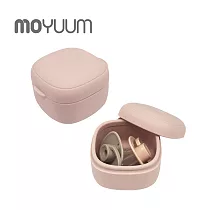 MOYUUM 韓國 辛奇奶嘴/粉色奶嘴盒組 ─ 灰綠(0─6M)+米(6M+)
