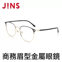 JINS 商務眉型金屬眼鏡 (AUMF19A097) 金色