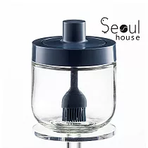 Seoul house 勺蓋一體密封油刷瓶2入組 午夜藍