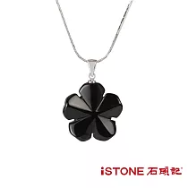 石頭記 水晶項鍊─幸福花語─3色選 黑瑪瑙