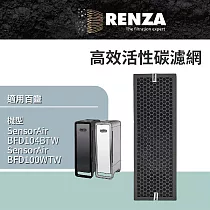 適用Braun 百靈 SensorAir BFD104BTW BFD100WTW 清淨機 活性碳濾網替代BRF─ATW