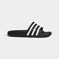 Adidas Adilette Aqua [F35543] 男女 運動 涼鞋 拖鞋 休閒 舒適 輕量 愛迪達 黑白 25.5cm 黑/白