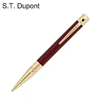 S.T.Dupont 都彭 D─initial colors 系列 卡其綠/勃根地紅 原子筆 265226/265227 勃根地紅