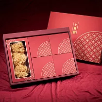 【十翼饌】步步高升元氣禮盒─銀耳+紅棗+核桃棗泥糕+黑芝蔴糕+昆布糖(附提袋/春節/伴手禮/過年)