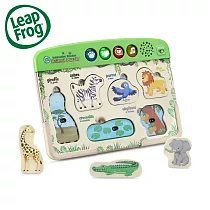 美國[跳跳蛙LeapFrog]─木質動物拼圖★原廠優質玩具