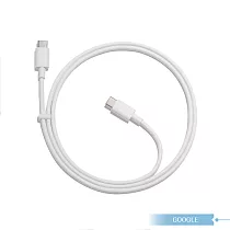 Google 原廠 Pixel 系列 Type─C to Type─C 充電線 ─ 200cm (密封裝) 白色