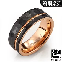 MASSA─G DECO系列【鎢金世代】鎢鋼男戒(8MM) 美規8號
