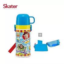 日本 Skater 不鏽鋼保溫水壺(直飲420ml+杯蓋組) 玩具總動員 玩具總動員