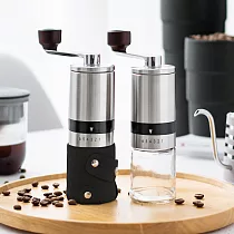 【PO：Selected】手動式不銹鋼研磨咖啡器2.0(黑)(不鏽鋼磨芯)