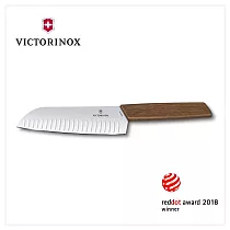 VICTORINOX 瑞士維氏 三德刀 胡桃木手柄 6.9050.17KG
