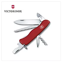 【VICTORINOX 瑞士維氏】瑞士刀 Forester 111mm/12用/紅(0.8363)