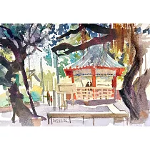 【玲廊滿藝】柴捨─清水眷村文化園區26x19cm