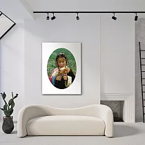 【御畫房】西藏小女孩 國家一級畫師手繪油畫60×80cm VF─04 (客製商品)