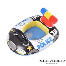 【Leader X】網紅爆款 加厚防爆美國警車戲水坐騎 兒童造型游泳圈(適用6個月─3歲)