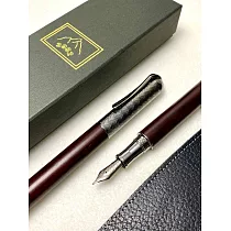 3952老山羊─太魯閣 紫檀木 鈦尖刀尖(唐刀)鋼筆