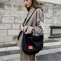 E.City_大容量百搭背心挎包 黑