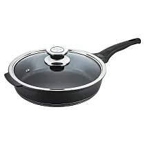 理想PERFECT 日式黑金鋼深型平底鍋33cm 附蓋 IKH─26033