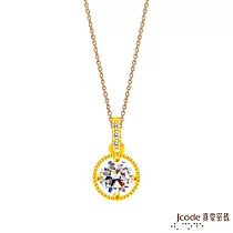 J’code真愛密碼金飾 大賺錢黃金墜子 送白鋼項鍊