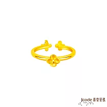 J’code真愛密碼金飾 幸福閃耀黃金戒指
