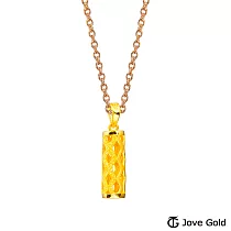 JoveGold漾金飾 獨家秘密黃金墜子 送黑皮繩項鍊