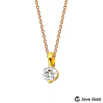 JoveGold漾金飾 序曲黃金墜子 送白鋼項鍊