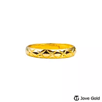 JoveGold漾金飾 莫忘初衷黃金戒指