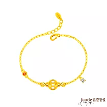 J’code真愛密碼金飾 無限賺錢黃金手鍊