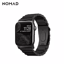 美國 NOMAD APPLE WATCH 不鏽鋼錶帶─45/42/44mm 黑