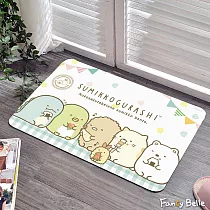 義大利Fancy Belle 抗菌可水洗軟式珪藻土強效吸水地墊 60x39cm 角落生物─快樂野餐