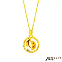 J’code真愛密碼金飾 大甲媽 大甲媽聖杯硬金墜子 送紅繩