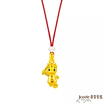 J’code真愛密碼金飾 博士巧虎硬金墜子 送項鍊 送黑皮繩項鍊