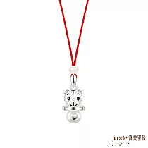 J’code真愛密碼金飾 巧虎金好命奶嘴純銀墜子 送白鋼項鍊(女)