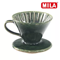 MILA日本製 織部燒 咖啡濾杯01─匠織部釉