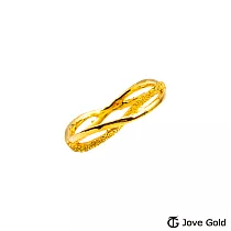 JoveGold漾金飾 幸福相守黃金戒指─固定圍 國際圍#10