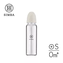【小獅王辛巴】蘊蜜質金玻璃標準防脹氣奶瓶240ml─新生專用 杏茶
