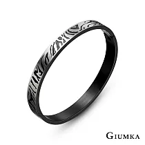 GIUMKA情侶手環鋼飾熱帶戀曲男女手環手飾 黑色/玫金色 單個價格 MB00646 情人節推薦 L 黑色寬版單一尺寸